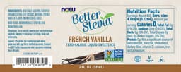 NOW Foods - Better Stevia Flydende French Vanilla - 59ml