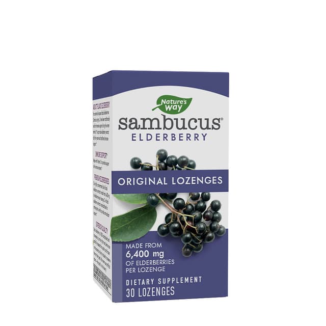 Nature's Way - Sambucus Elderberry Original Lozenges – Nature's Way