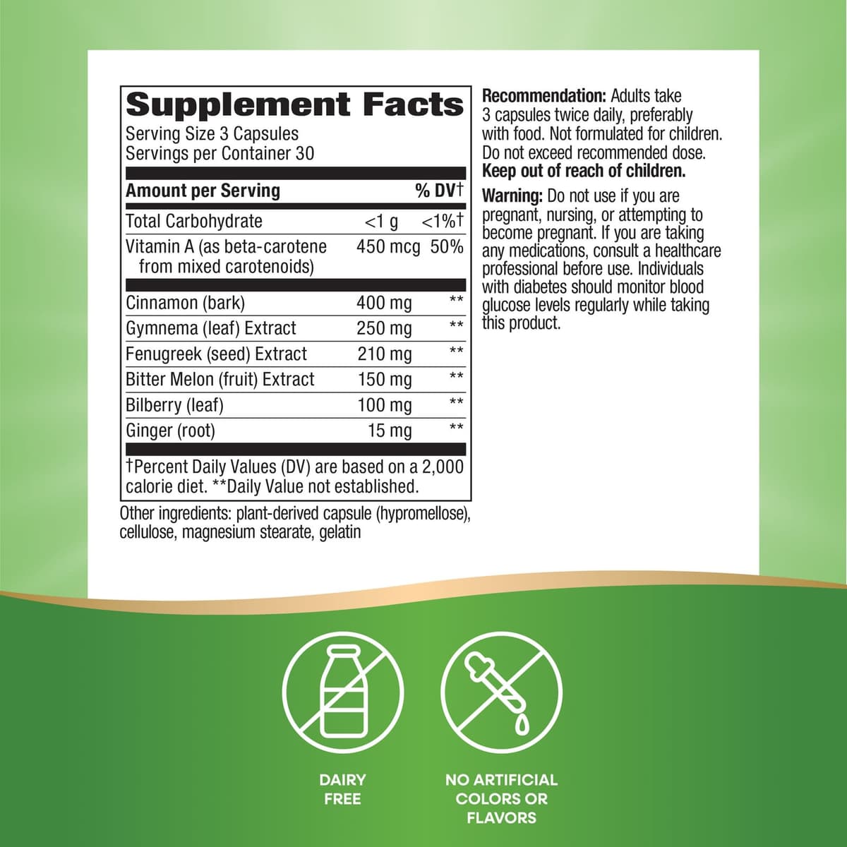 Nature'S Way - Blood Sugar Support - 90 Caps