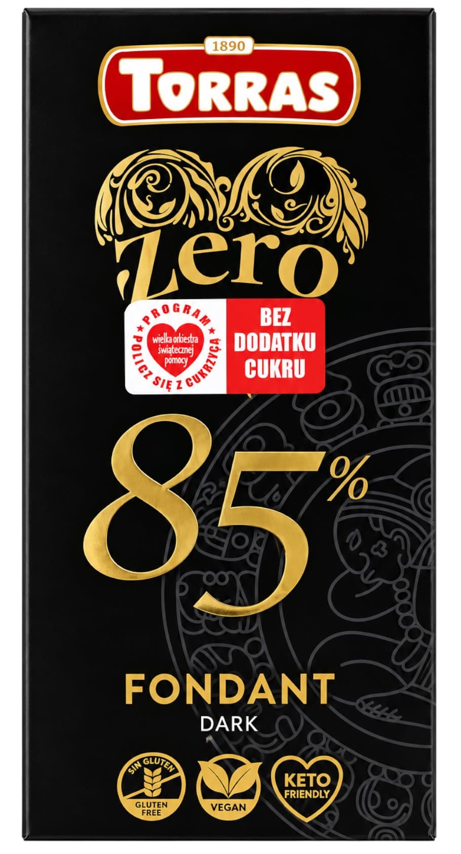 Torras - Zero Fondant Dark Chocolate - 100g