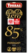 Torras - Zero Fondant Dark Chocolate - 100g