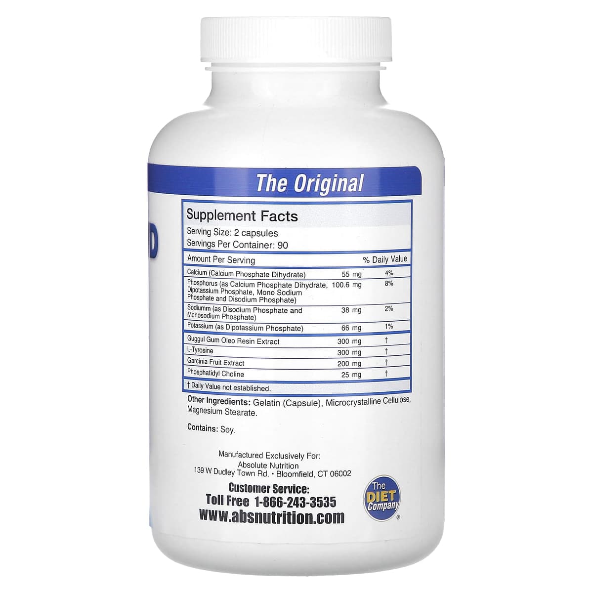 Absolute Nutrition - Thyroid T-3 - 180 kapsler
