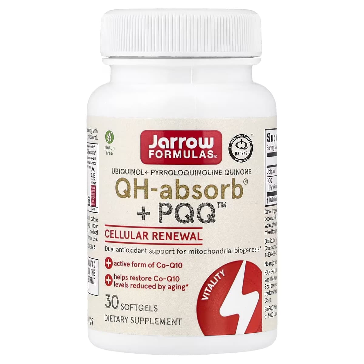Jarrow Formulas - QH-absorb + PQQ - 30 pehmeäkapl