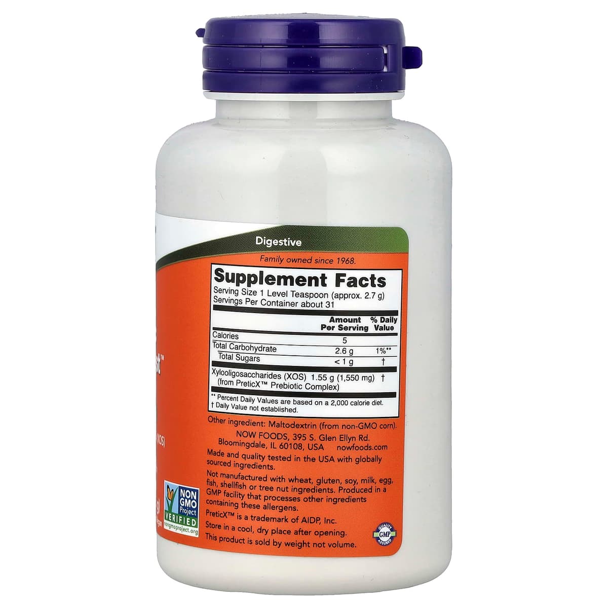 NOW Foods - Prebiotic Bifido Boost - 3 OZ