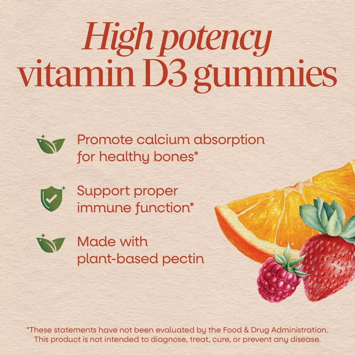 Nature'S Way - Vitamin D3 Gummier - 120 Gummier
