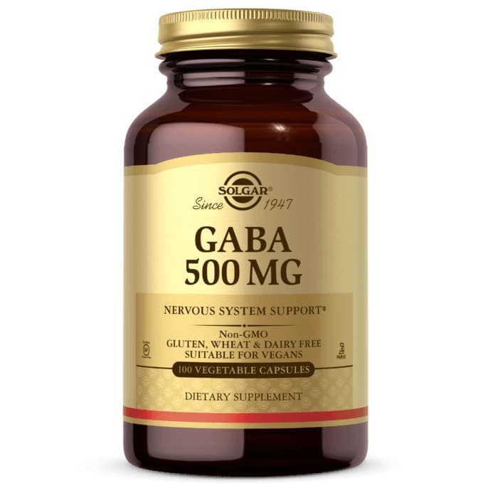 Solgar - GABA 500mg - 100 Caps – Solgar förpackning