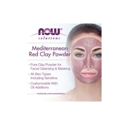 NOW Foods - Moroccan Red Clay Powder - 6 oz
