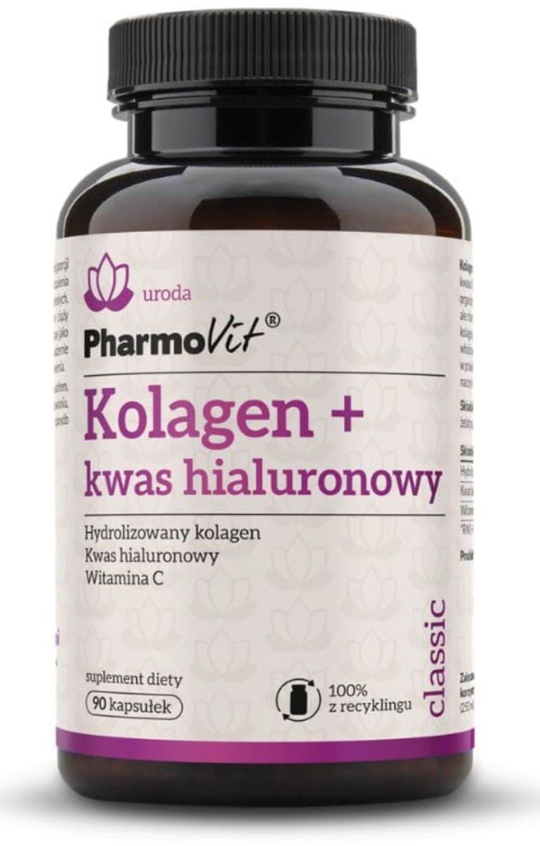 Pharmovit - Collagen + Hyaluronic Acid - 90 Caps – Pharmovit förpackning