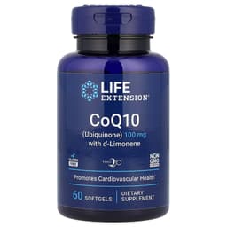 Life Extension - CoQ10 Ubiquinone With D-Limonene 100mg - 60 Sgels
