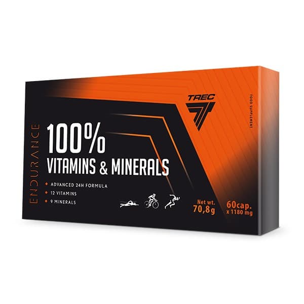 Trec - 100% Vitamins & Minerals Endurance - 60 Caps