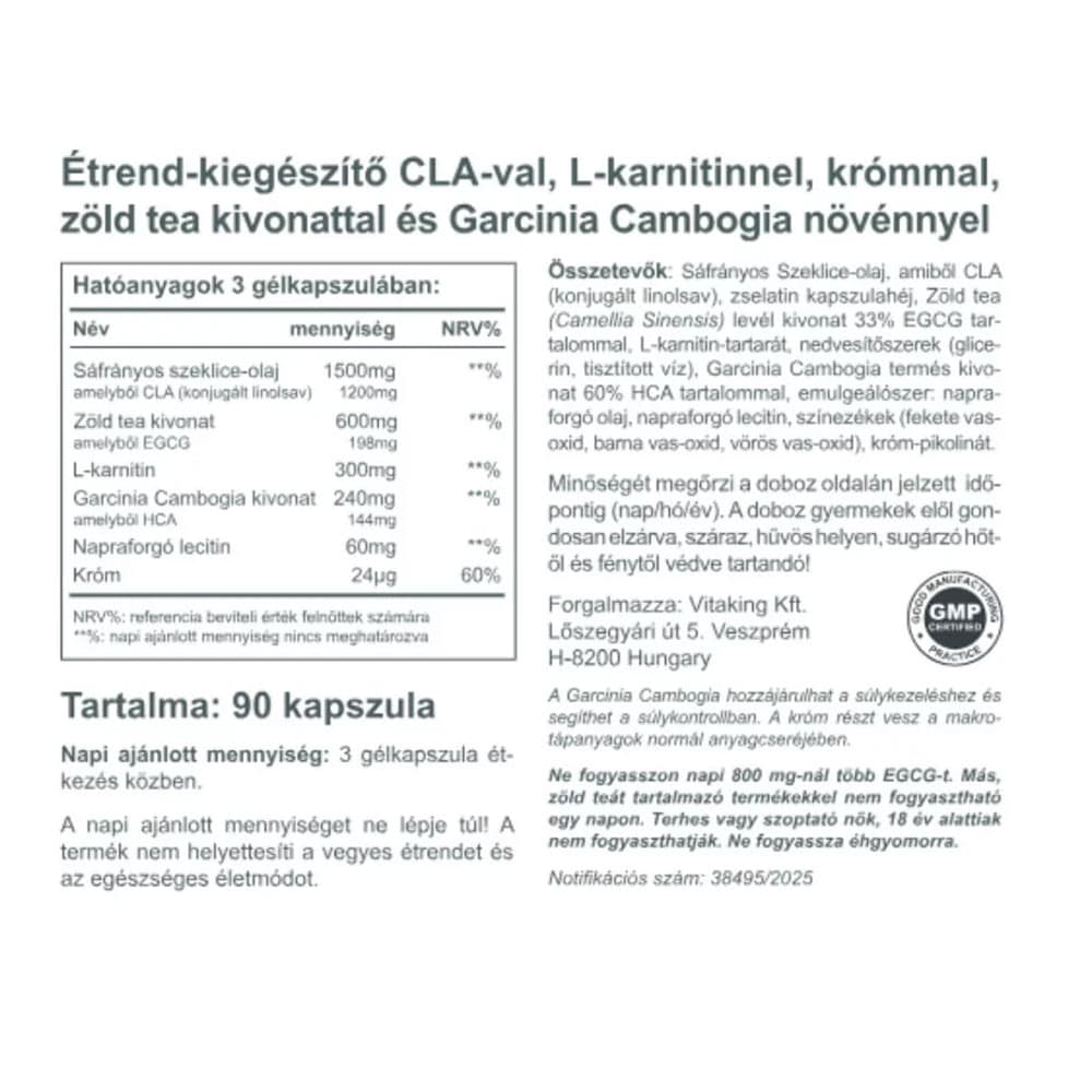 Vitaking - Fat Burner - 90 Kapsler