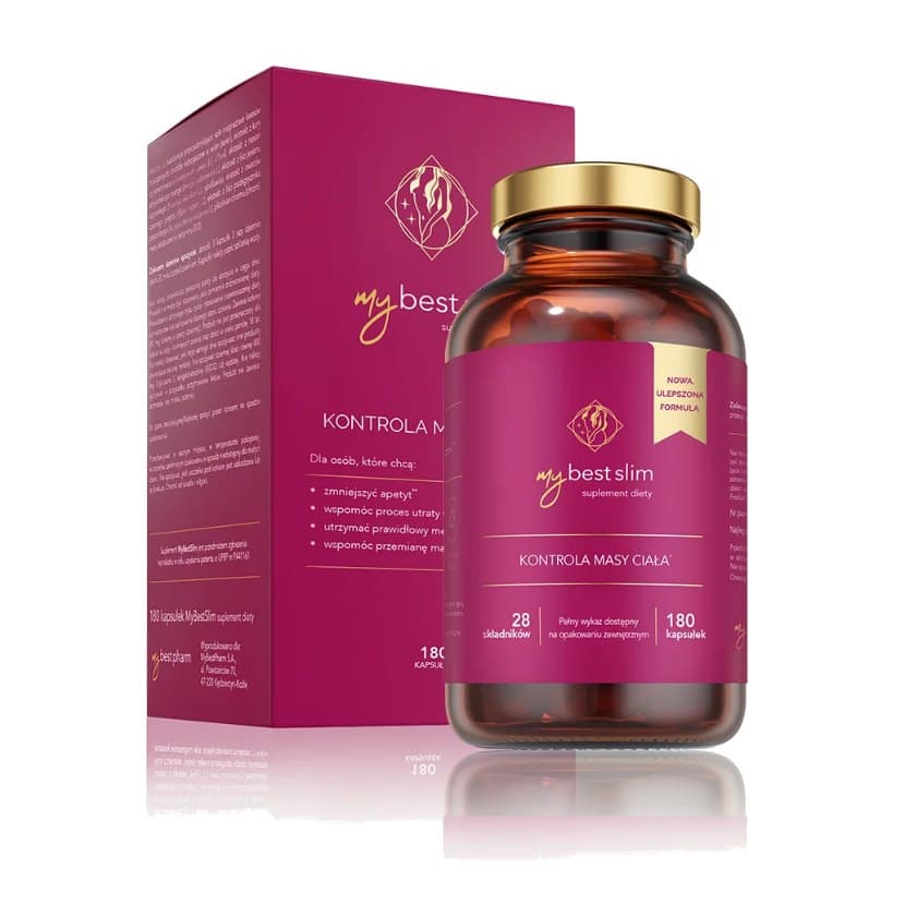 MyBestPharm - My Best Slim - 180 Capsules – MyBestPharm förpackning