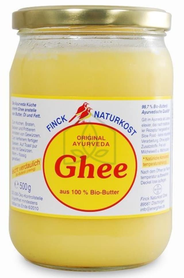 Finck Naturkost - Original Ayurveda Bio Ghee - 480g – Finck Naturkost
