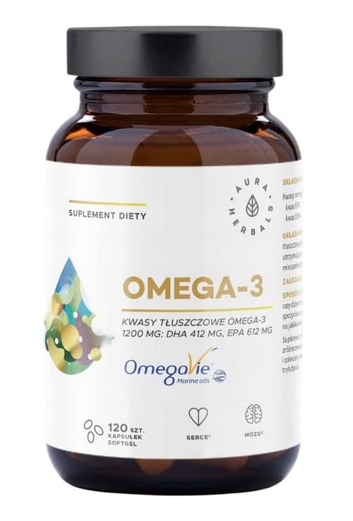 Aura Herbals - Omega-3 - 1200mg, 120 Caps