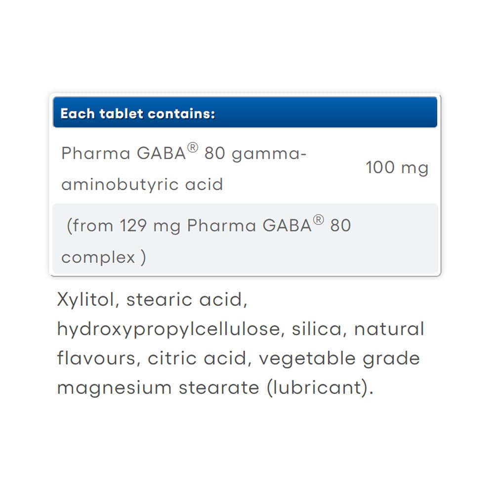 Natural Factors - Stress-Relax GABA - 60 Gummitab</name>