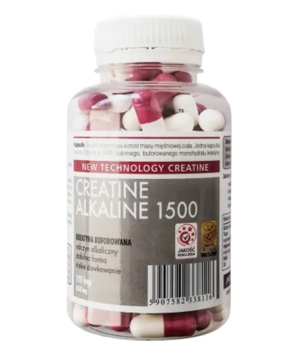 Megabol - Creatine Alkaline 1500 - 120 Caps – Megabol förpackning