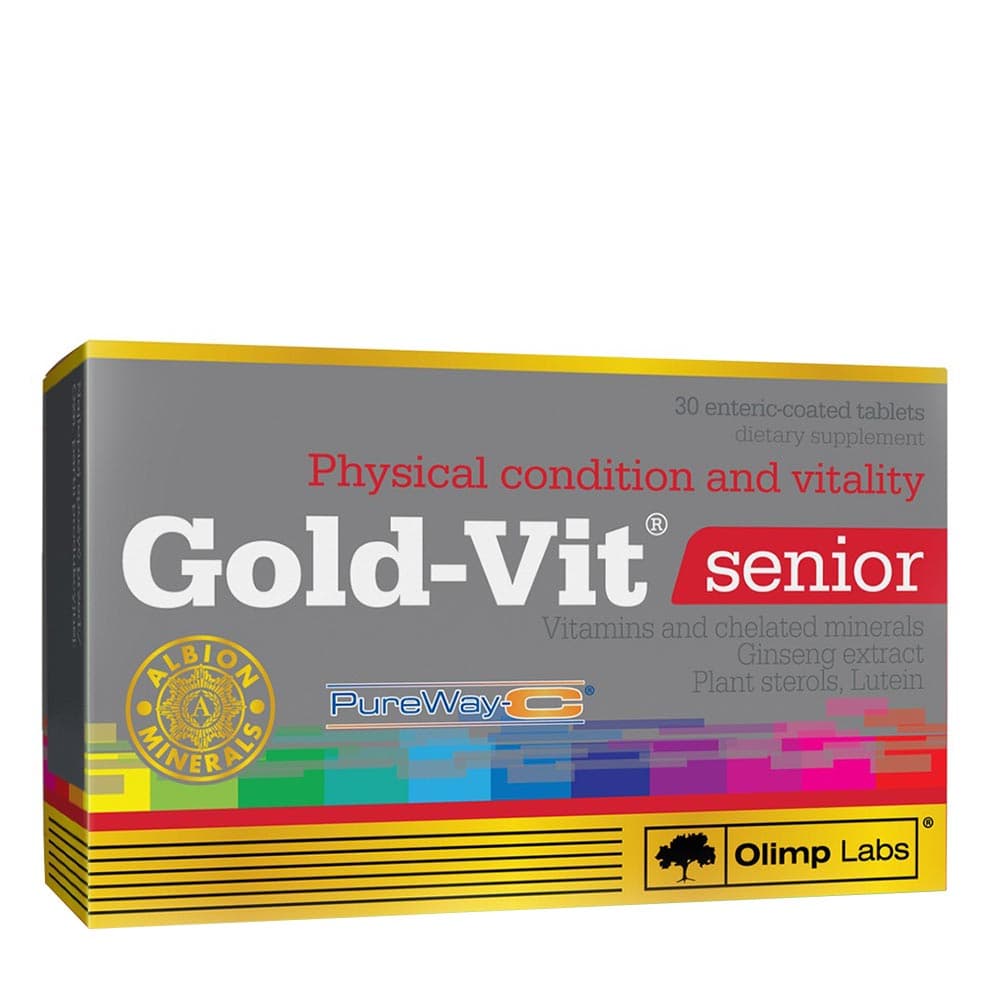 Olimp Labs - Gold Vitamin Senior - 30 Tabs – Olimp Labs förpackning