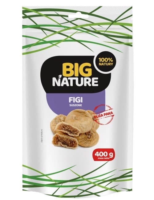 Big Nature - Dried Figs - 400g – Big Nature förpackning
