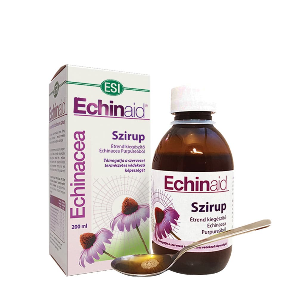 ESI - Immune-Boosting Echinacea Syrup 200ml – ESI förpackning