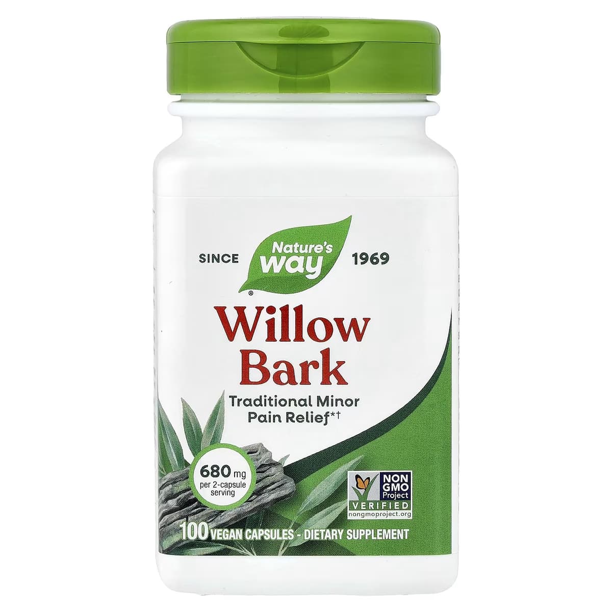 Nature'S Way - Willow Bark - 100 Vcaps