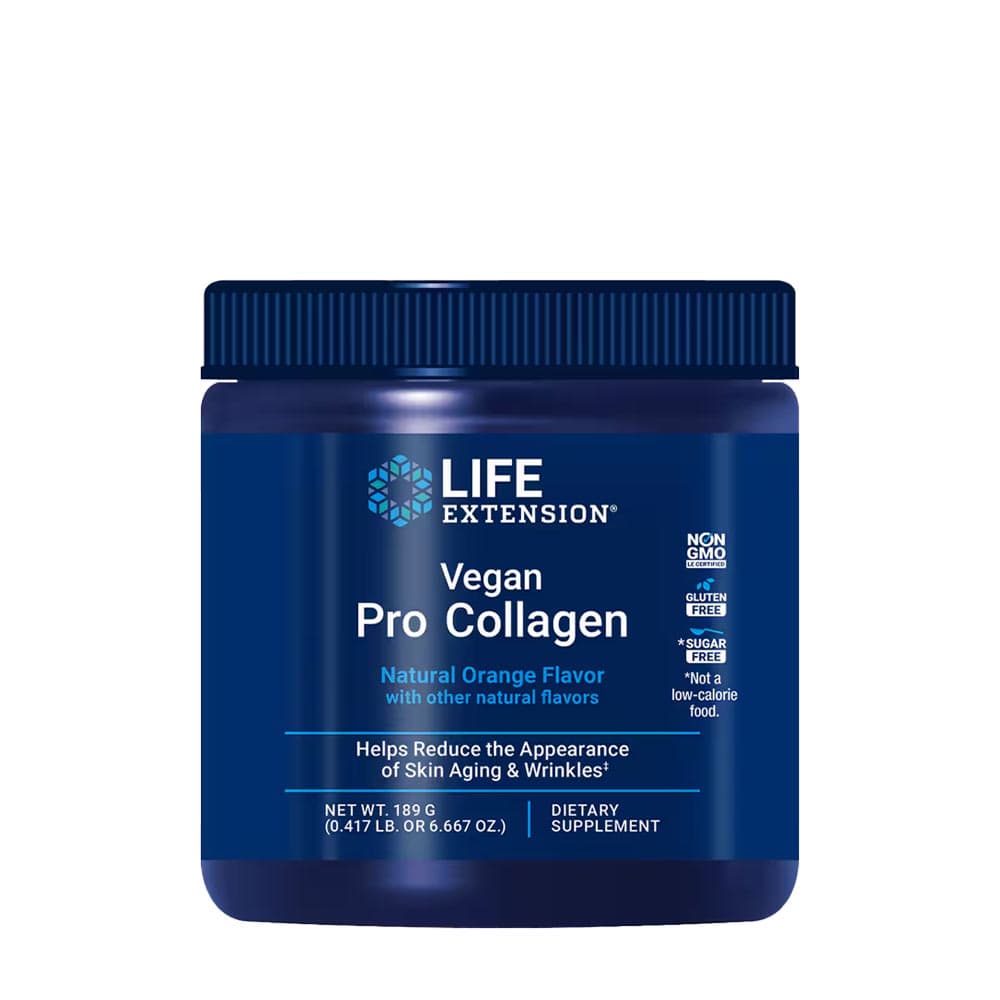 Life Extension - Vegan Pro Collagen - 189g – Life Extension förpackning