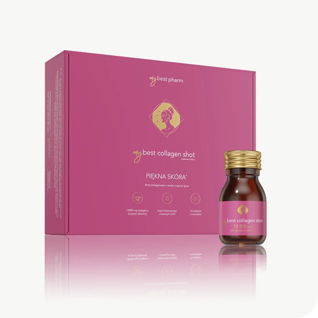 Collageenijuoma 13500 mg Apple Tropical Twist - 30x30ml – MyBestPharm pakkaus