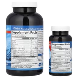 Carlson Labs - Norwegian Salmon Oil - 180 + 50 Sgels