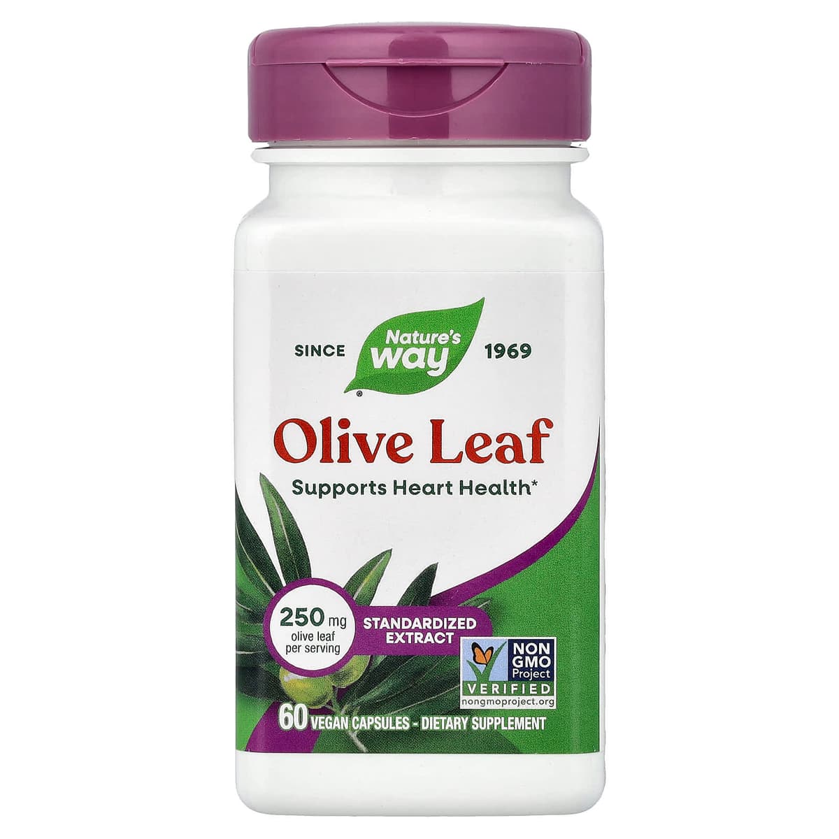 Nature's Way - Olive Leaf Premium Extract - 60 Caps