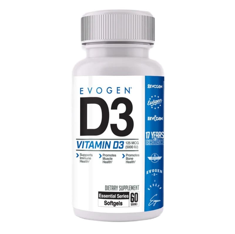 Evogen - Vitamin D3, 125mcg - 60 softgels
