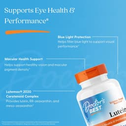 Doctor's Best - Lutein with Lutemax 2020 - 60 Softgels