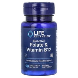Life Extension - Bioactive Folate & Vitamin B12 - 90 Vcaps