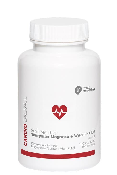 INVEX REMEDIES - Cardio Balance - 100 Caps – INVEX REMEDIES förpackning