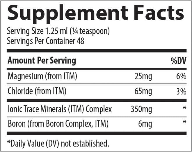 Trace Minerals - Ionic Boron - 59ml