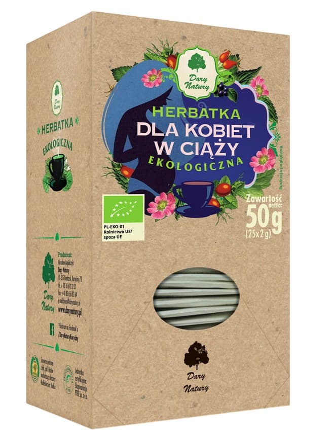 Dary Natury - Pregnancy Tea – Dary Natury förpackning