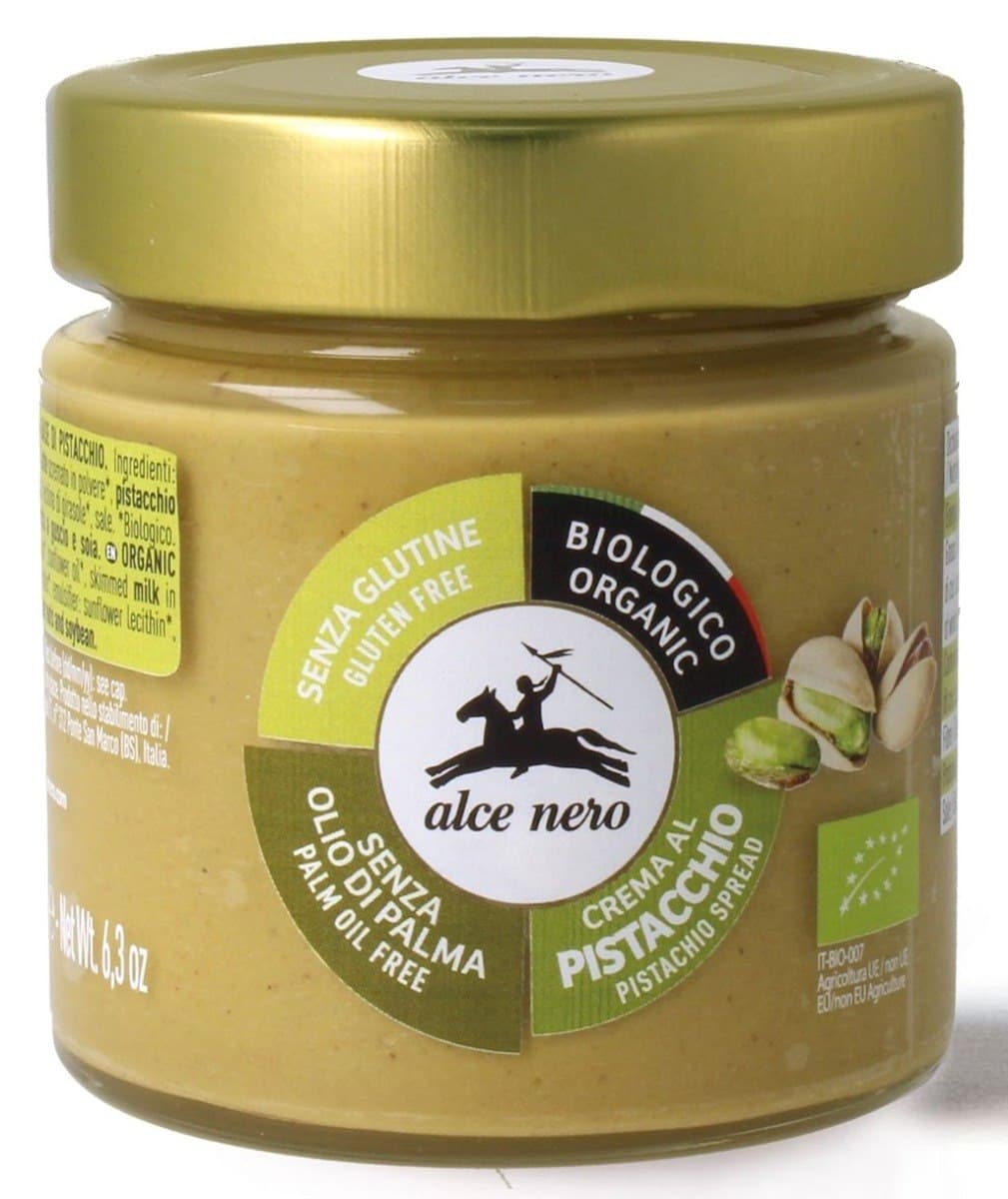 Alce Nero - Pistachio Cream - 180g – Alce Nero förpackning