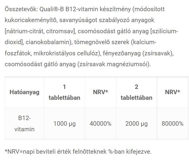 Jutavit - Vitamin B12 - 1000mcg - 60 Tabs