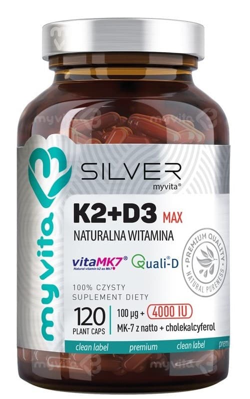 MyVita - Vitamin K2 100mcg + D3 4000IU Caps