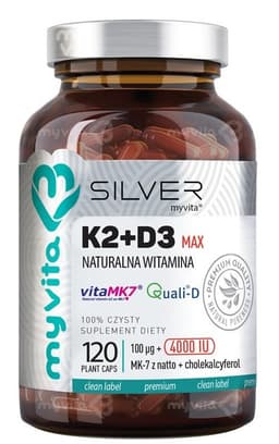 MyVita - Vitamin K2 100mcg + D3 4000IU Caps