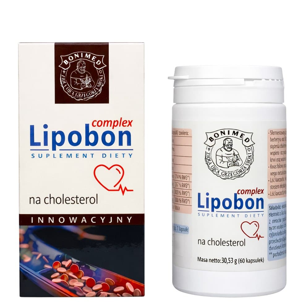 Bonimed - Lipobon Complex - 60 Caps – Bonimed förpackning