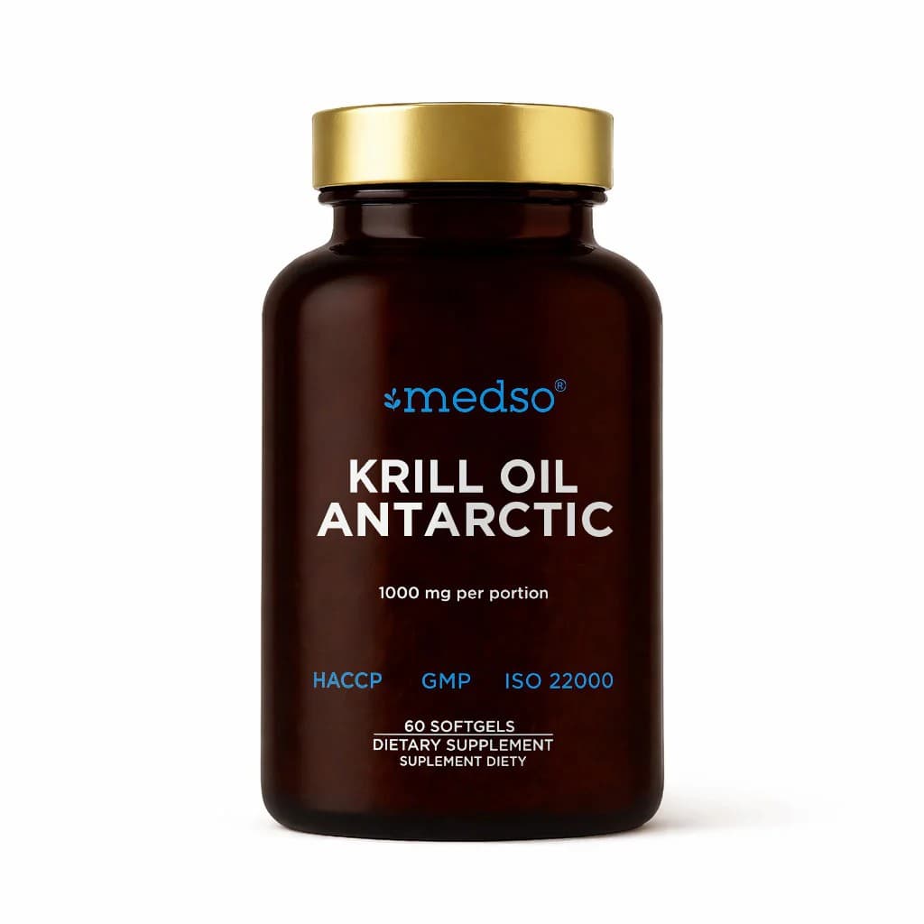 Medso - Krill Oil Antarctic - 60 Softgels – Medso förpackning