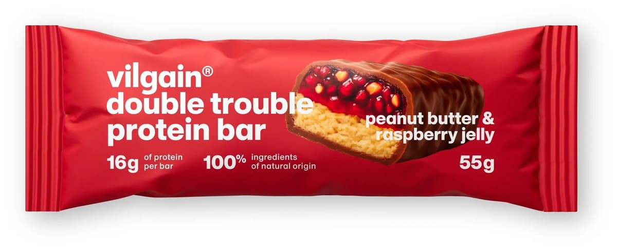 Vilgain - Double Trouble Protein Bar – Vilgain förpackning
