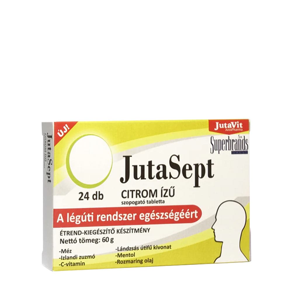 Jutavit - Throat Lozenges 24 Lozenges – Jutavit förpackning