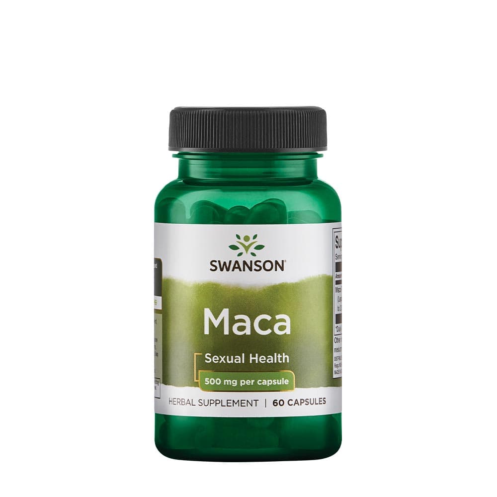 Swanson - Maca Extract - 60 Caps – Swanson förpackning