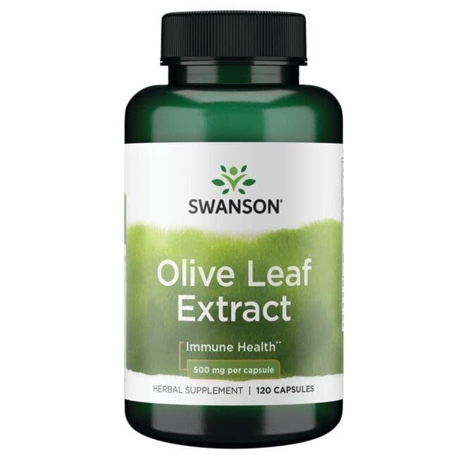 Swanson Olive Leaf Extract – Swanson förpackning