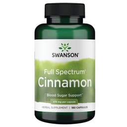 Swanson - Full Spectrum Cinnamon - 375mg - 180 Caps