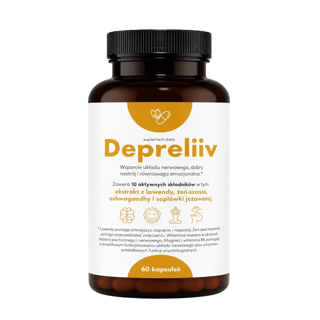 Supliiv - Depreliiv - 60 Caps – Supliiv förpackning