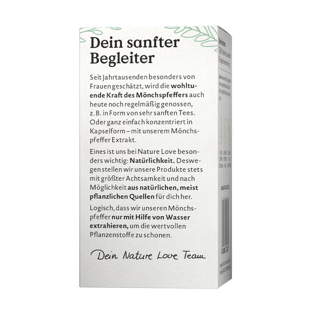Nature Love - Mönchspfeffer (Chaste Tree Extract) - 90 Caps