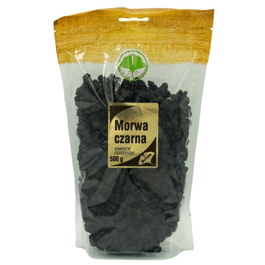 Astron - Black Mulberry Dried Fruit - 500g – Astron förpackning