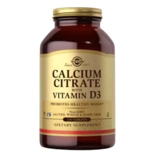 Solgar - Calcium Citrate With Vitamin D3 – Solgar förpackning