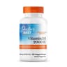 Doctor's Best - Vitamin D3 - 2 000 IE, 180 vegetabiliska mjukkapslar